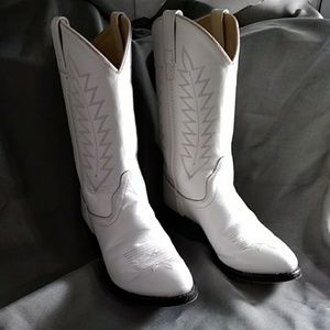 White cowboy boots